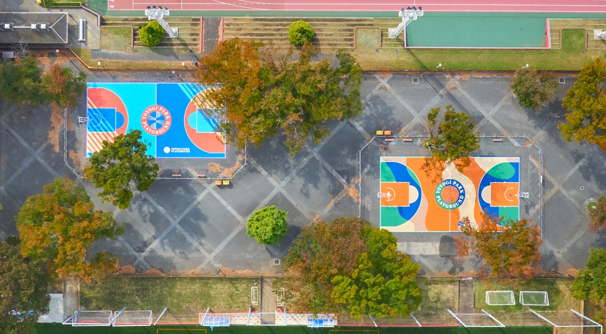 みんなの力でリニューアルされたストリートバスケットボールコートの「聖地」
